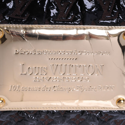 Louis Vuitton Vinyl Monogram Squishy Inventeur Messenger Bag Black 7 of 14
