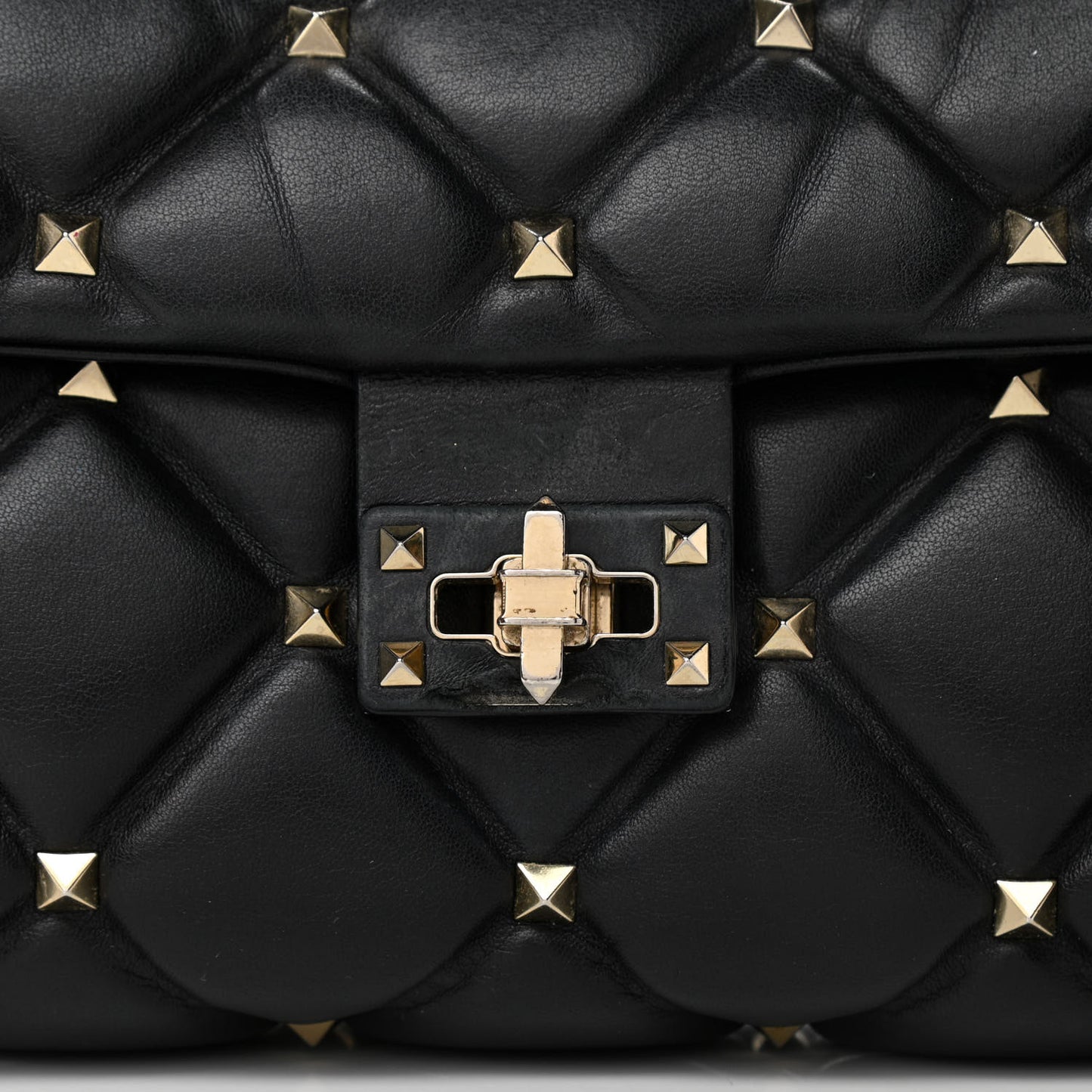 Nappa Candystud Crossbody Black
