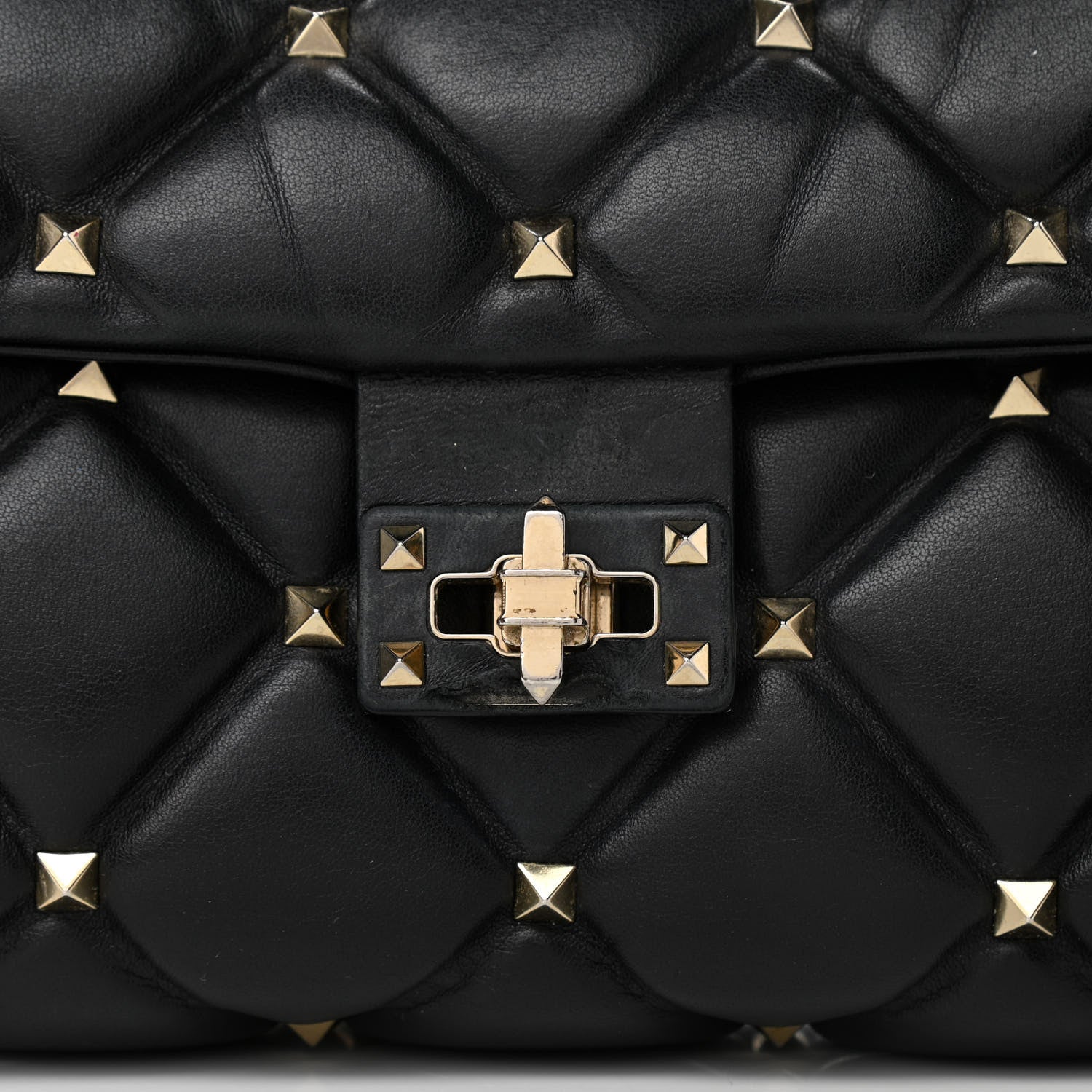 Valentino Garavani Nappa Candystud Crossbody Black 7 of 11