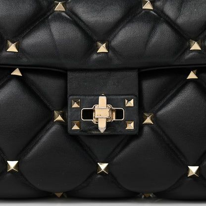 Valentino Garavani Nappa Candystud Crossbody Black 7 of 11