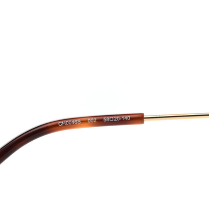 Chloe Poppy Octagonal Sunglasses CH0046S Havana Green Rose 6 of 7