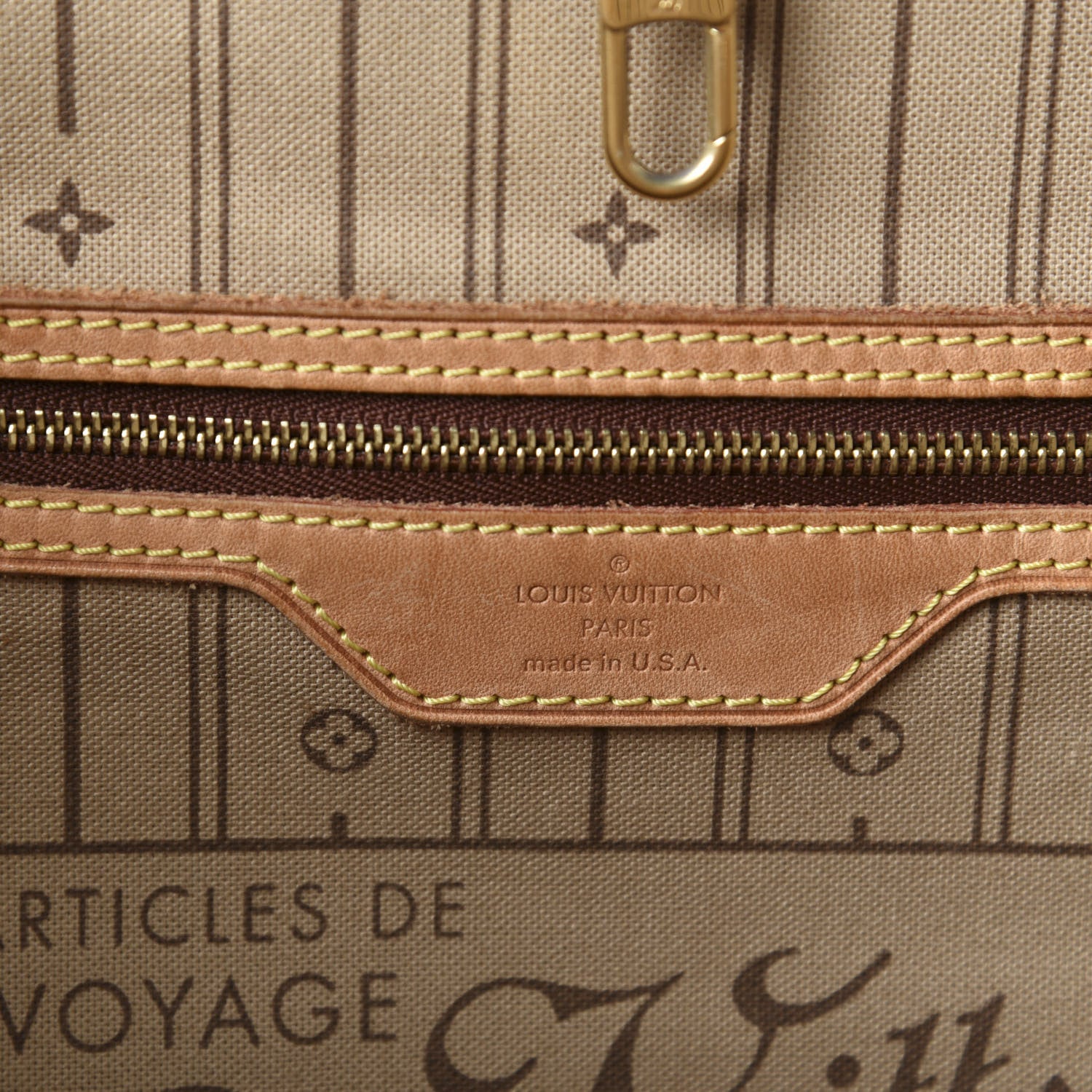 Louis Vuitton Monogram Neverfull MM 9 of 11