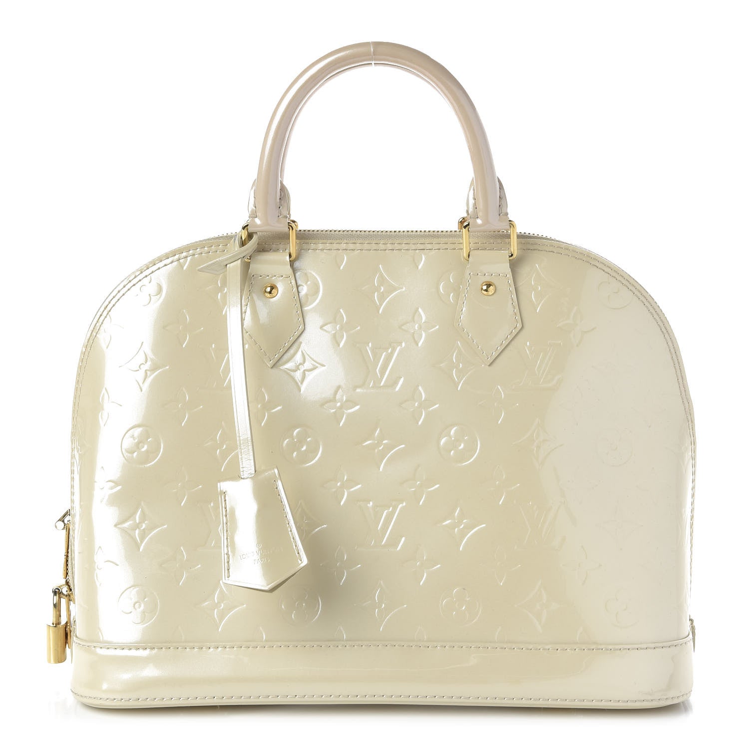 Louis Vuitton Vernis Alma PM Blanc Corail 1 of 9