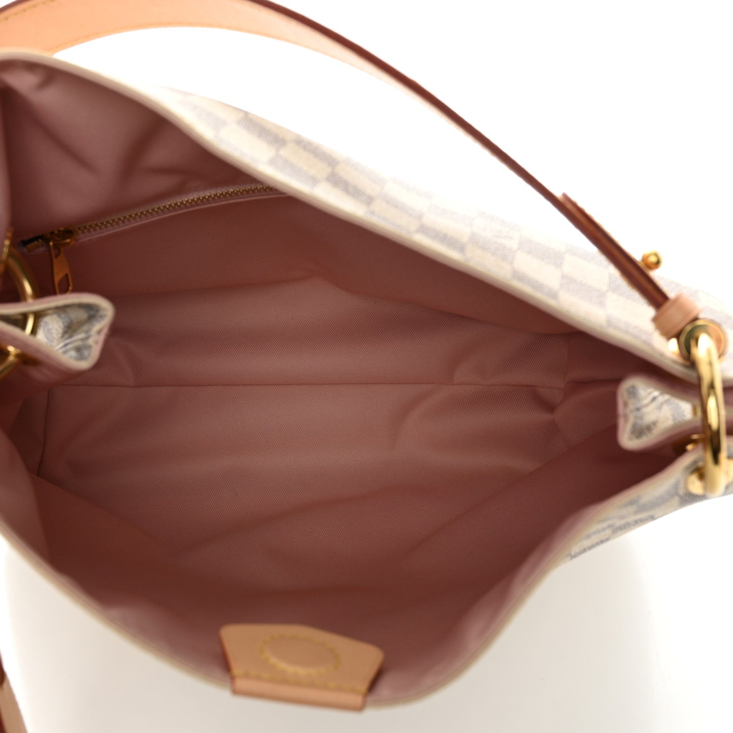 Damier Azur Graceful PM Rose Ballerine