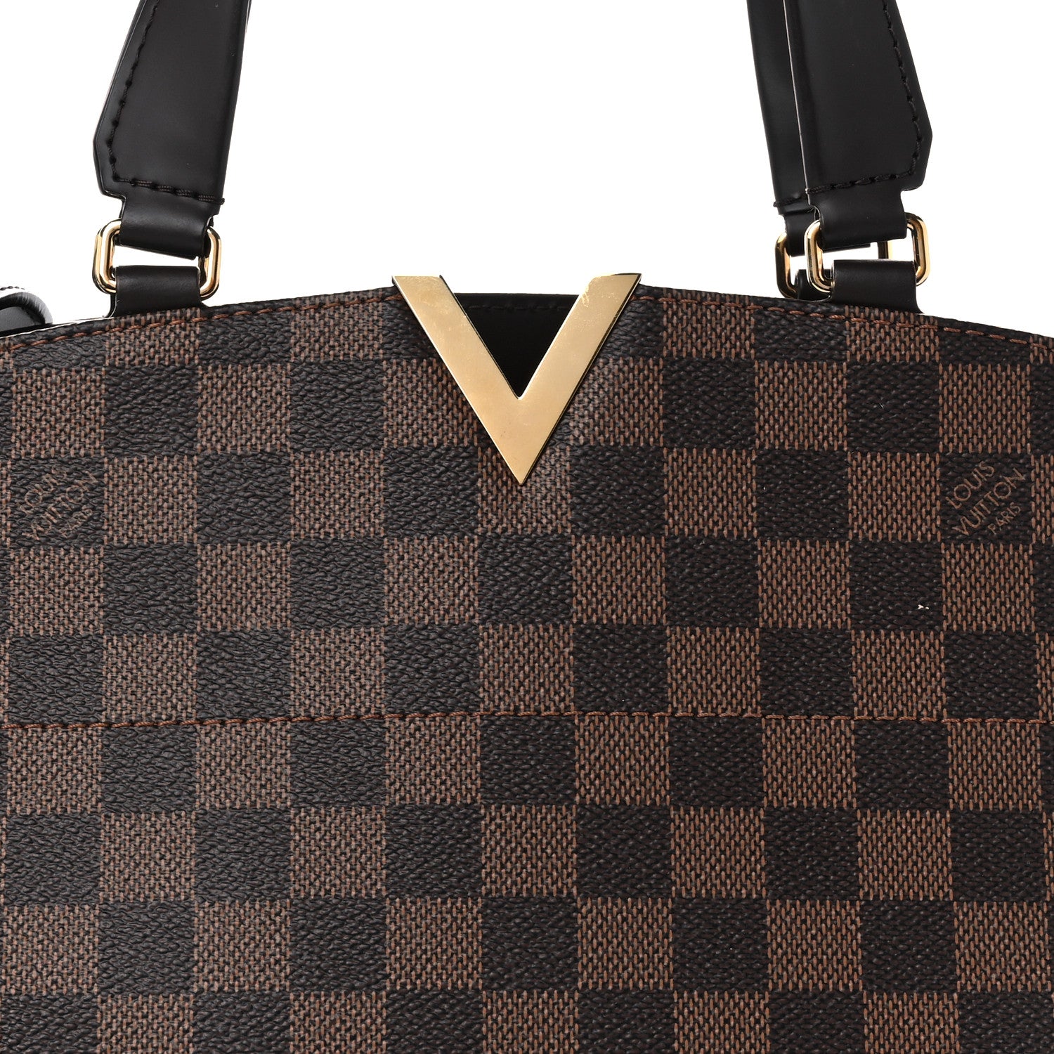 Louis Vuitton Damier Ebene Kensington Bowling Bag 7 of 10