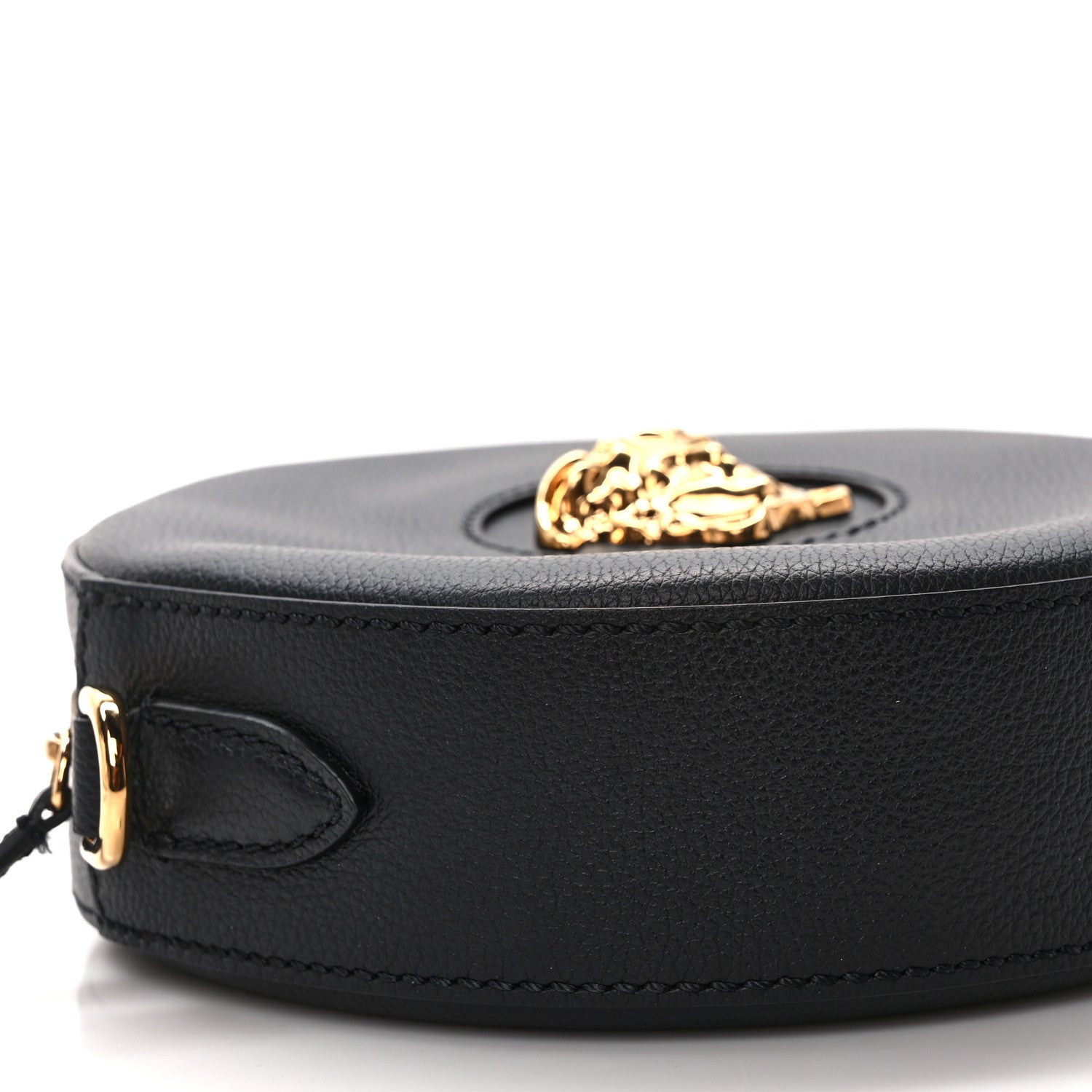 Versace Calfskin La Medusa Round Camera Bag Black 9 of 11