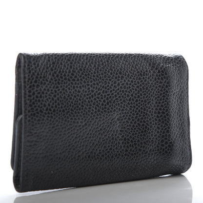 Chanel Caviar Timeless CC 6 Key Holder Case Black 3 of 6