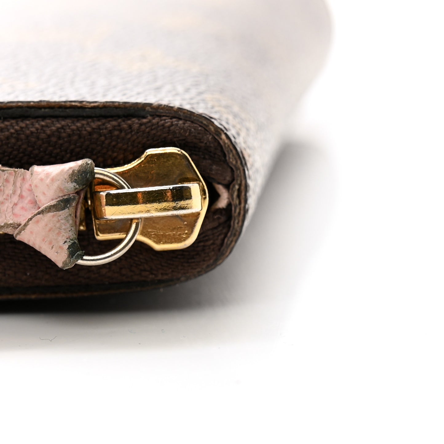 Monogram Clemence Wallet Rose Ballerine