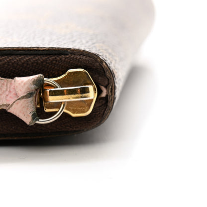 Louis Vuitton Monogram Clemence Wallet Rose Ballerine 12 of 15