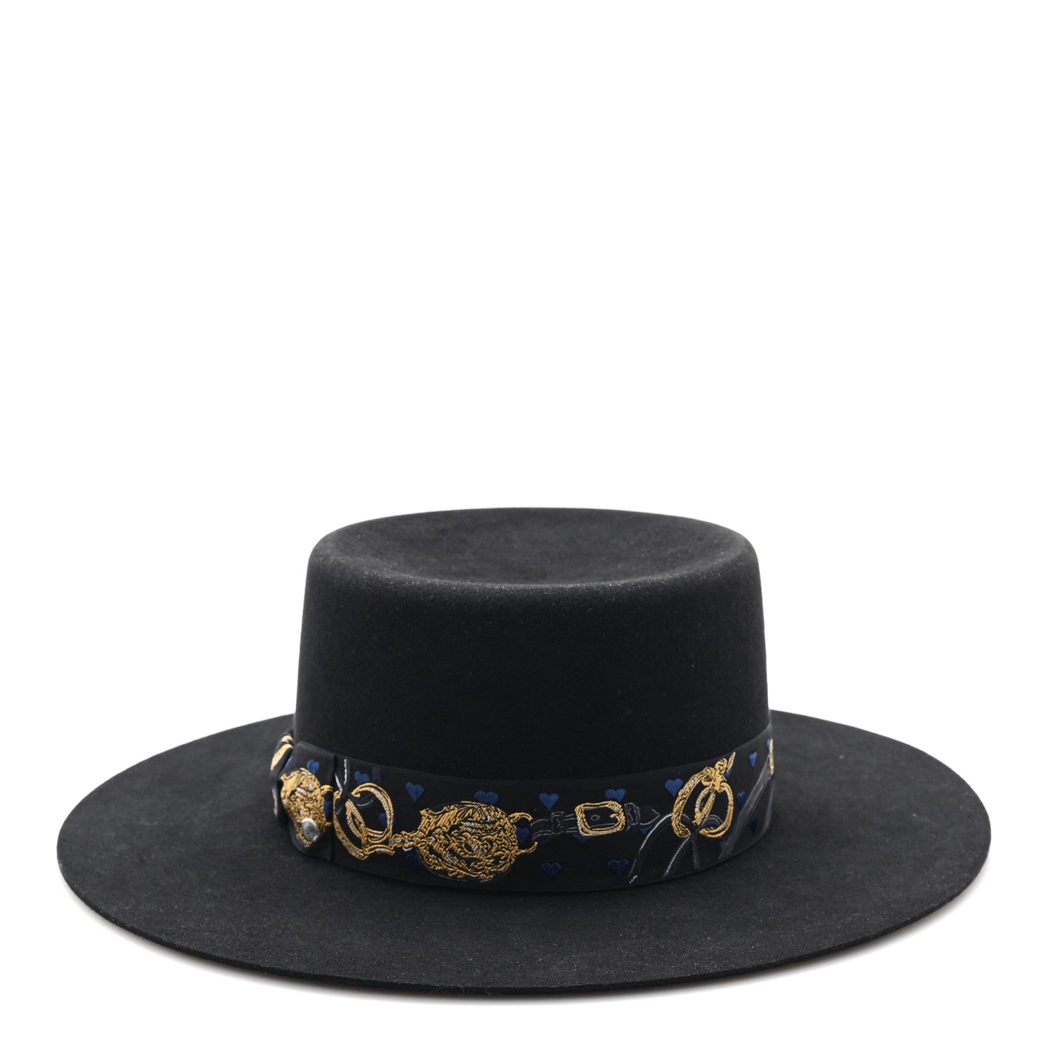 Hermes Rabbit Felt Dakota Love Hat 59 Black 5 of 8
