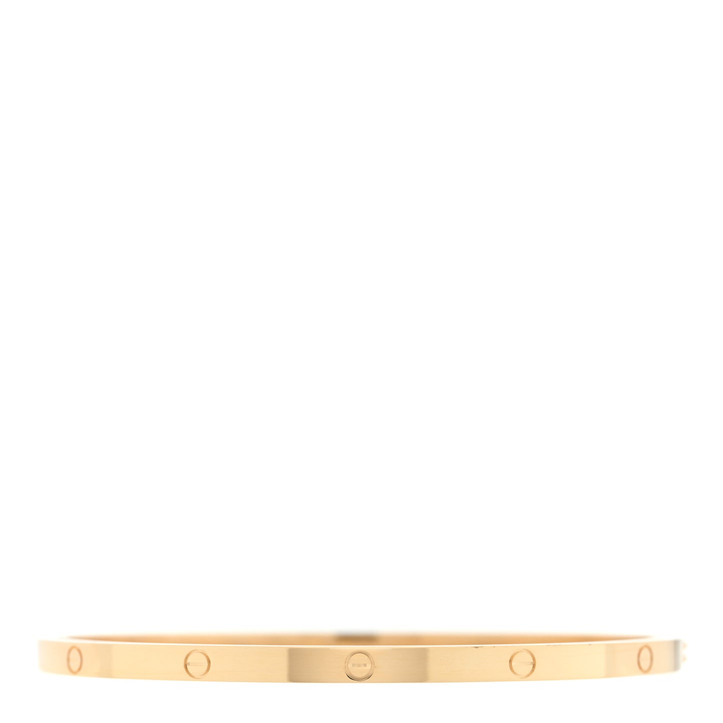 18K Yellow Gold Small LOVE Bracelet 19
