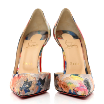 Christian Louboutin Lurex Aquarelle Iriza 100 Pumps 41 Multicolor 2 of 7