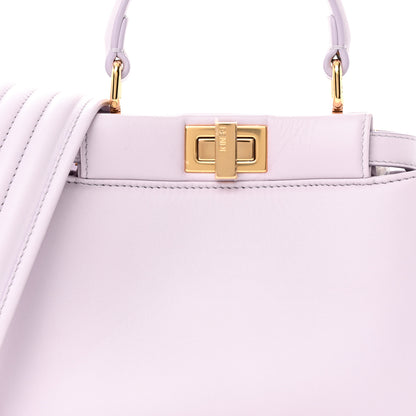 Fendi Nappa Apolo XS Peekaboo Iconic Satchel Anemone 9 of 14