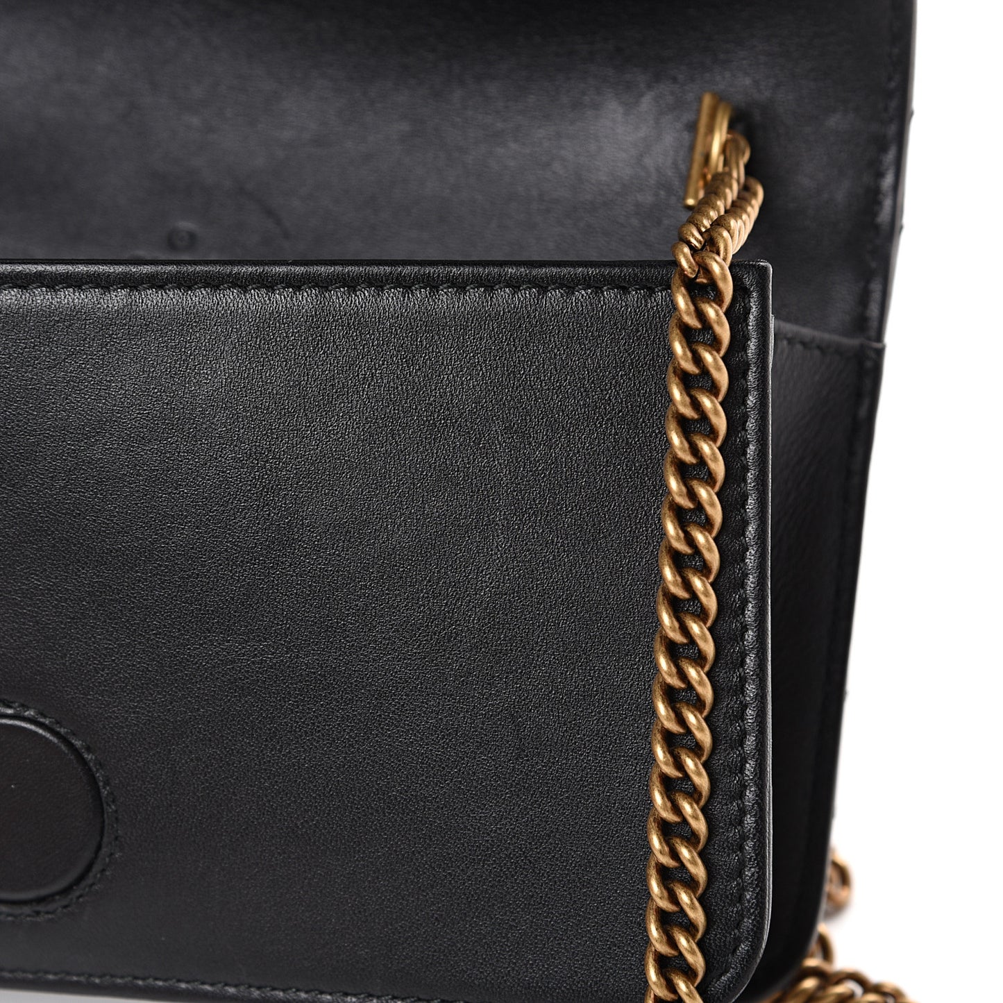 Calfskin Matelasse GG Marmont Mini Bag Black