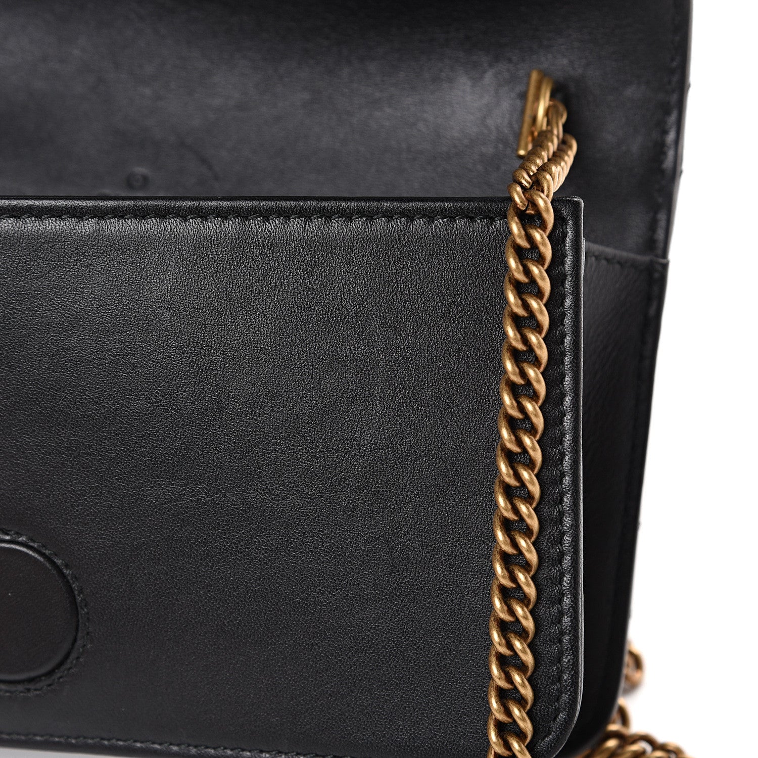 Gucci Calfskin Matelasse GG Marmont Mini Bag Black 8 of 14
