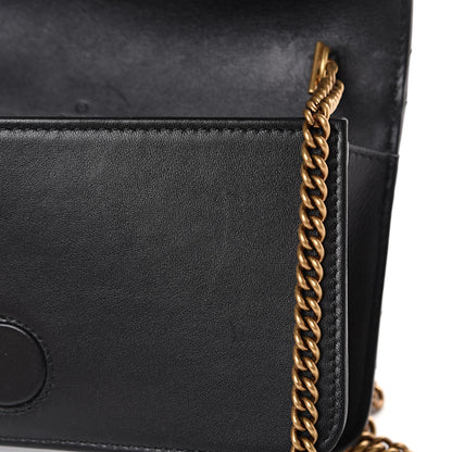 Gucci Calfskin Matelasse GG Marmont Mini Bag Black 8 of 14