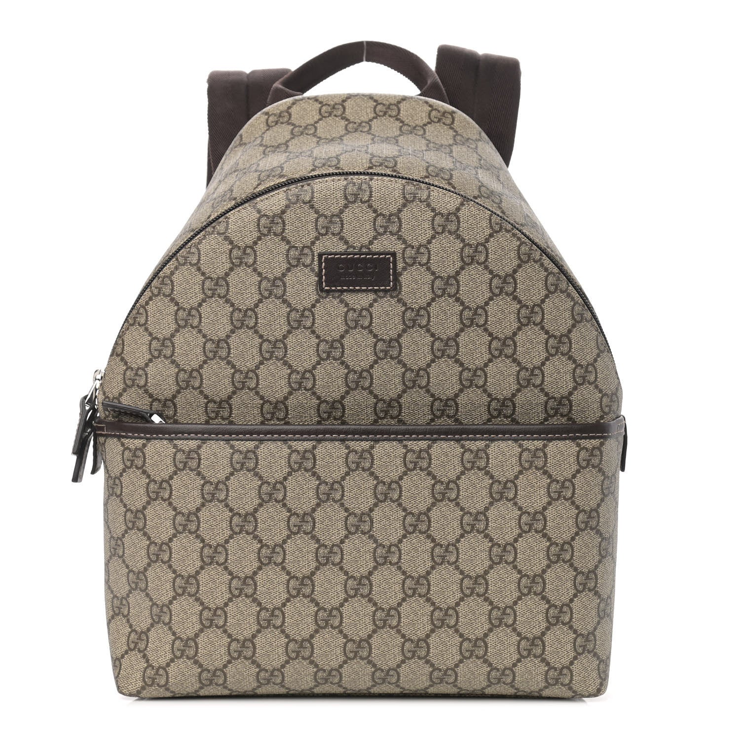Gucci GG Supreme Monogram Margaux Calfskin Childrens Day Backpack Beige Ebony Cocoa Dark Chocolate 1 of 9