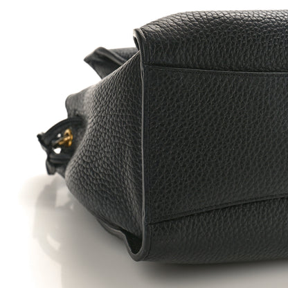 Mulberry Heavy Grain Iris Tote Black 7 of 8