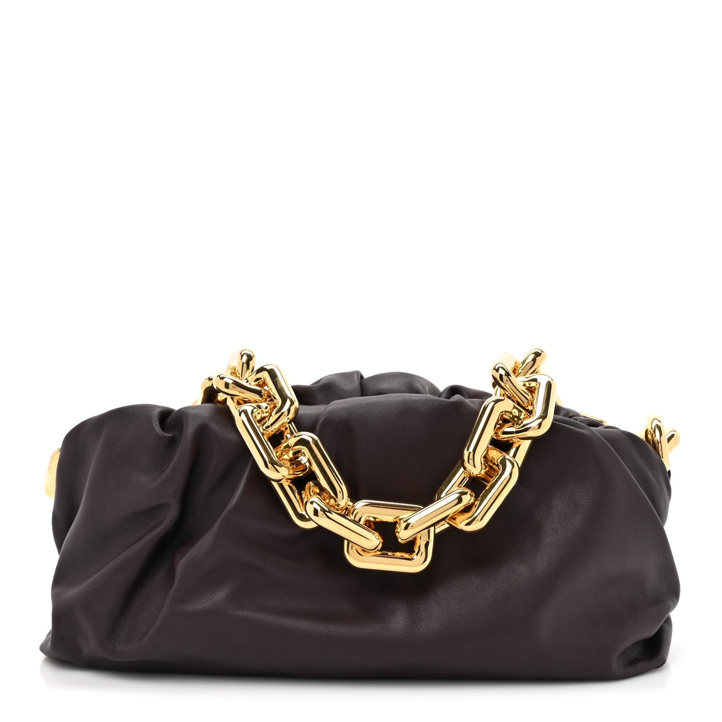 Calfskin The Pouch Chain Grape