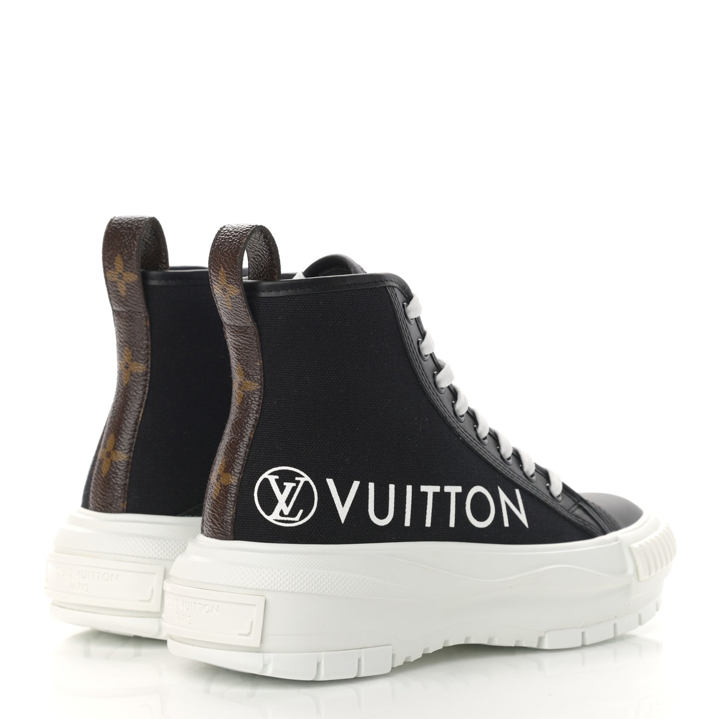 Canvas LV Squad Sneaker Boots 35 Black