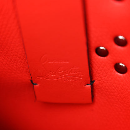 Christian Louboutin Calfskin Loubinthesky Spikes Mini North South Cabata Tote Black 7 of 10