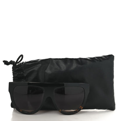 Celine Shadow Sunglasses CL 41026/S Black Havana 7 of 7