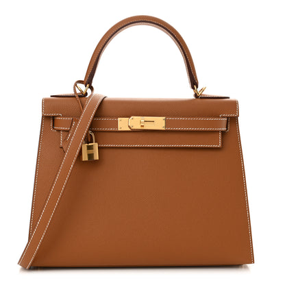 Hermes Epsom Kelly Sellier 28 Gold 1 of 13