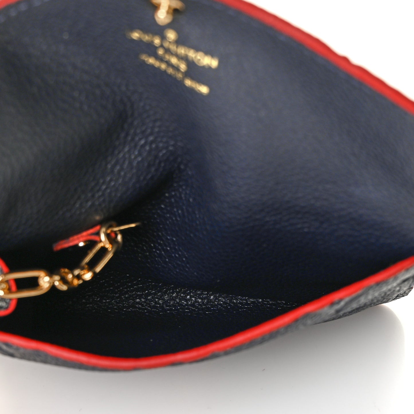 Empreinte Key Pouch Marine Rouge