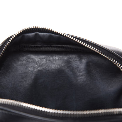 Saint Laurent Lambskin Y Quilted Monogram Loulou Cosmetic Case Black 10 of 11