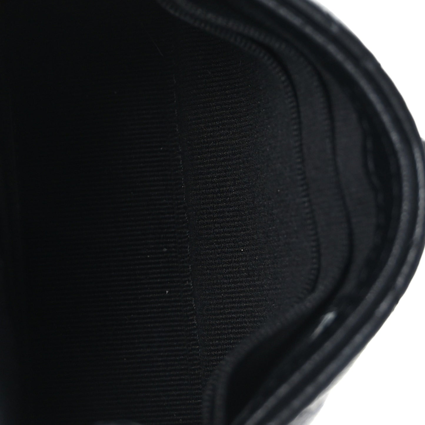 Lambskin Quilted Mini Trendy CC Clutch With Chain So Black