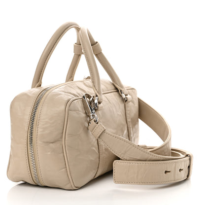 Prada Nappa Antique Small Re-Edition 2001 Two Handle Crossbody Bag Deserto 4 of 11