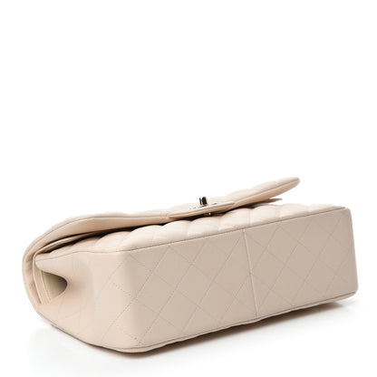 Chanel Caviar Quilted Jumbo Double Flap Light Beige 4 of 11