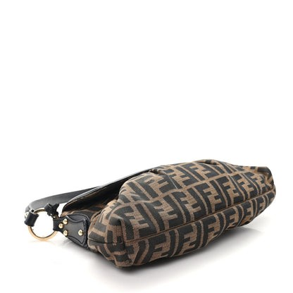 Fendi Zucca Sequin Chef Shoulder Bag Tobacco 4 of 11