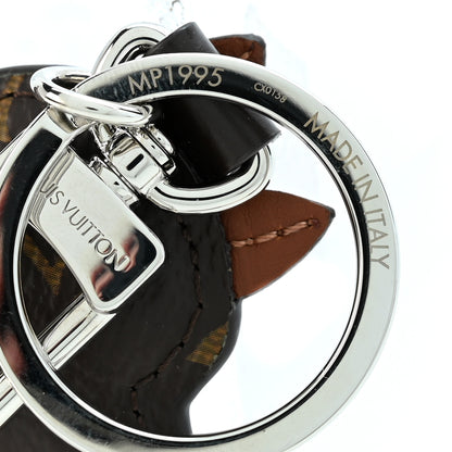 Louis Vuitton Monogram Dog Bag Charm Key Holder 4 of 6