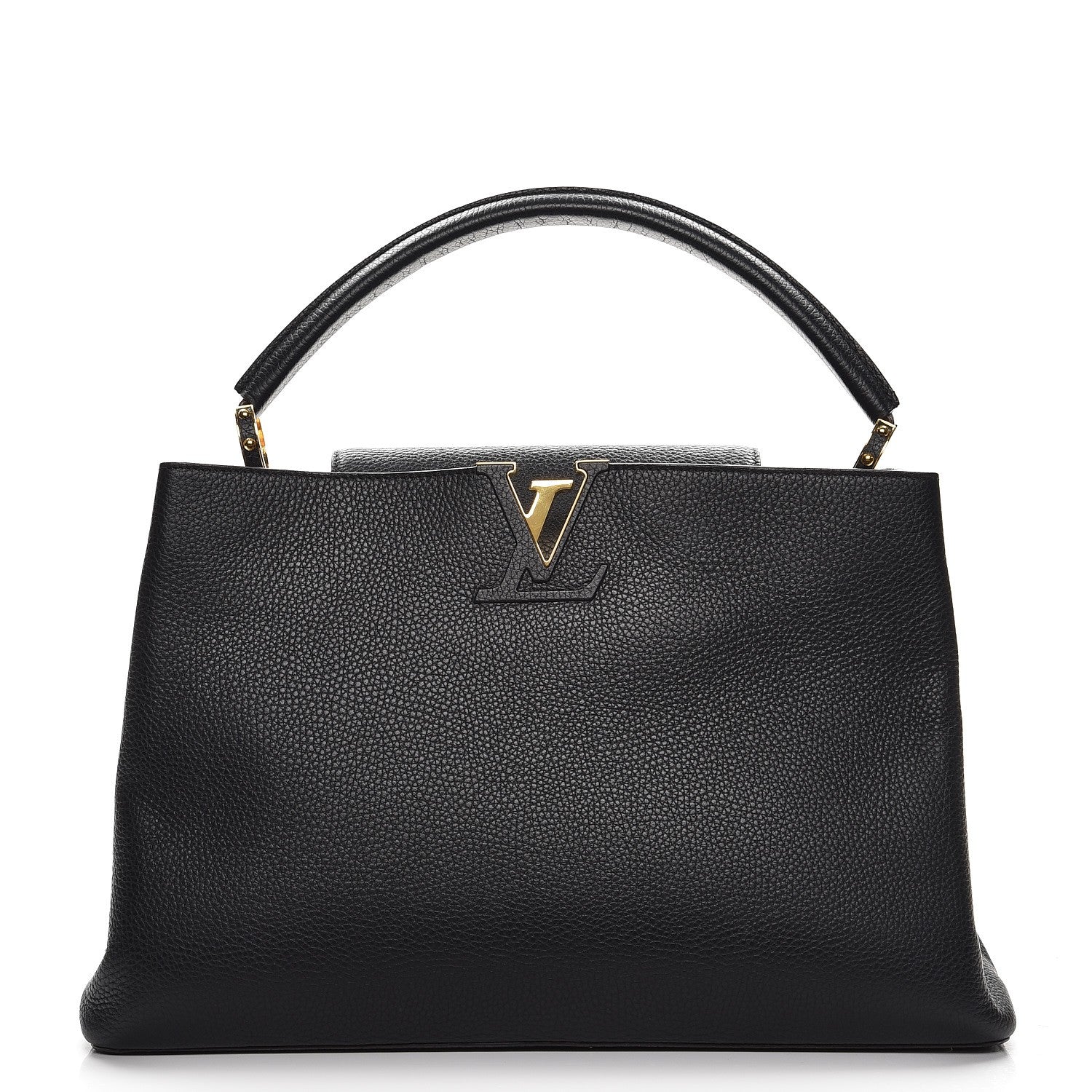 Louis Vuitton Taurillon Capucines GM Black 1 of 11