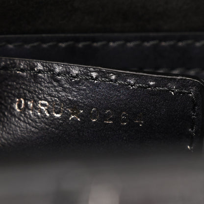 Christian Dior Calfskin New York Printed Saddle Bag With Strap Black White 7 of 10
