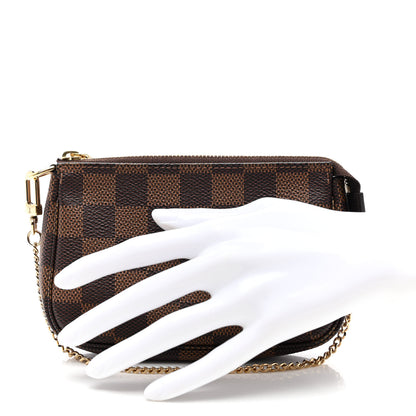 Louis Vuitton Damier Ebene Mini Pochette Accessories 3 of 7