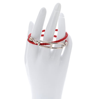 Hermes Swift Roulis Double Tour Bracelet T2 Rouge De Coeur 2 of 5