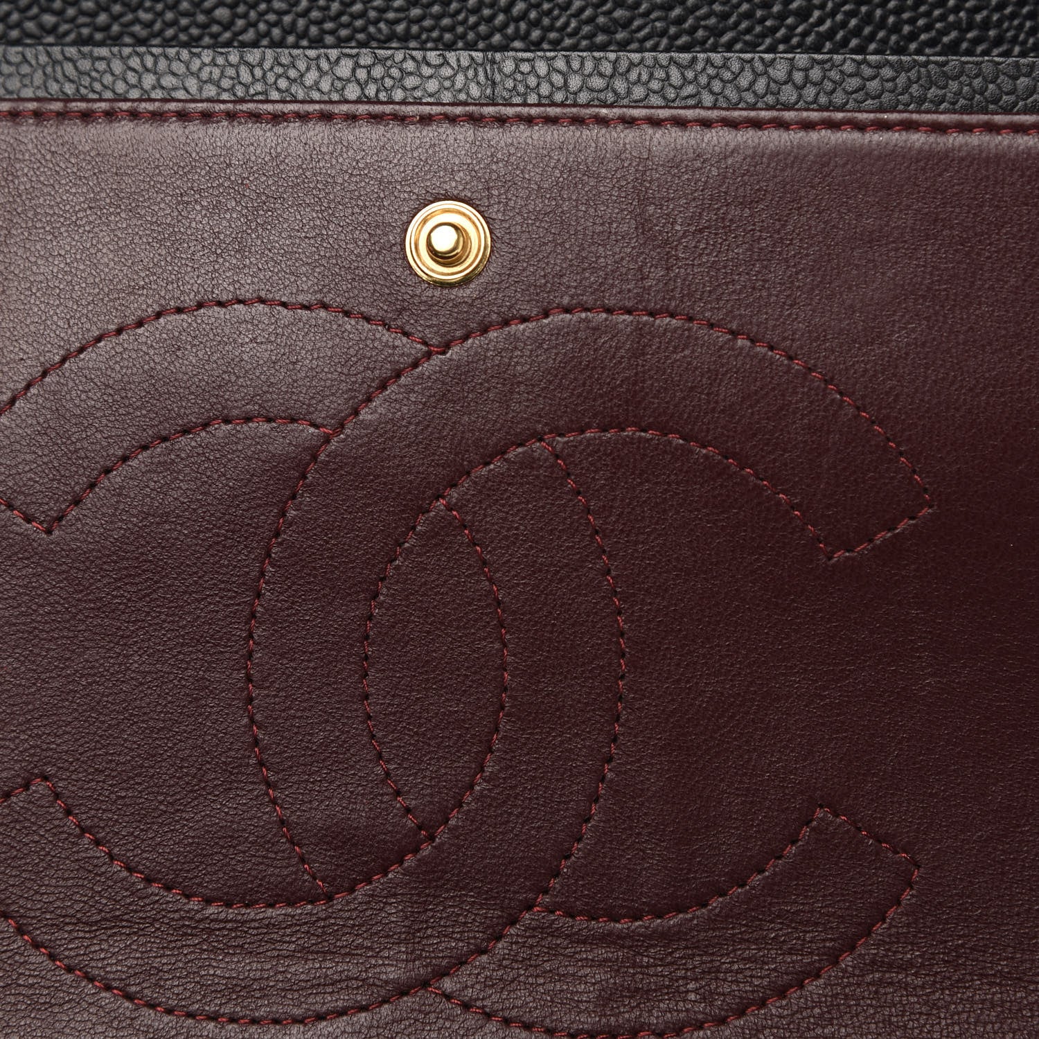 Chanel Caviar Quilted Maxi Double Flap Black 12 of 13