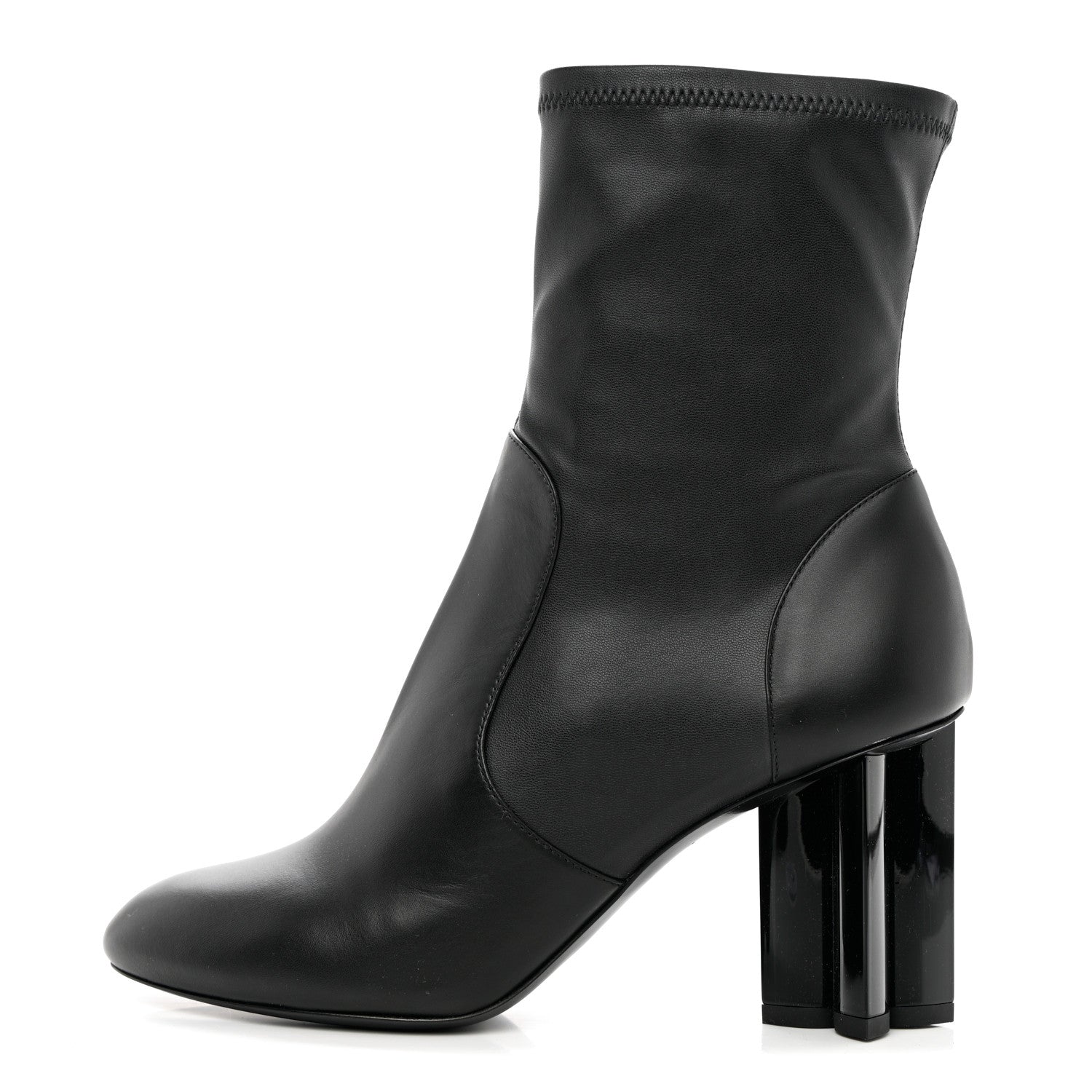 Louis Vuitton Calfskin Silhouette Ankle Boots 39 Black 1 of 8