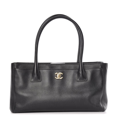 Chanel Calfskin Small Cerf Shopper Tote Black 1 of 17