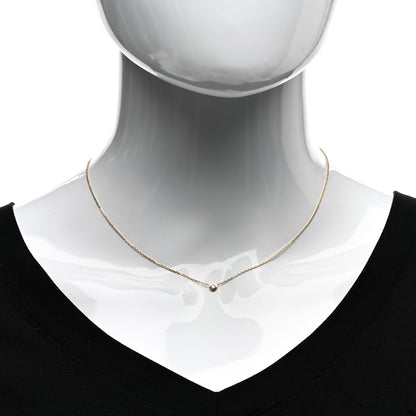 Cartier 18K Yellow Gold Diamond XS D'Amour Pendant Necklace 2 of 6