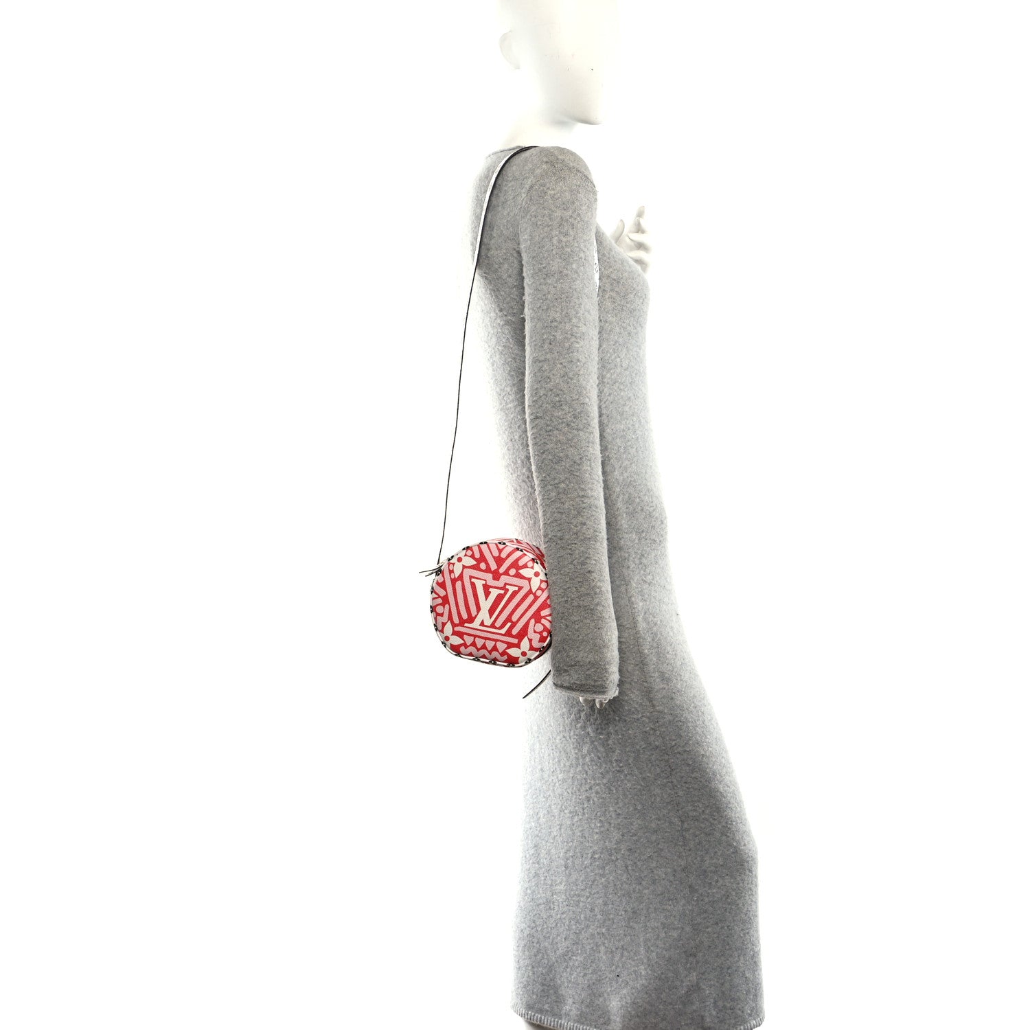 Louis Vuitton Monogram Giant Crafty Boite Chapeau Souple PM Rouge Rose Creme 2 of 10