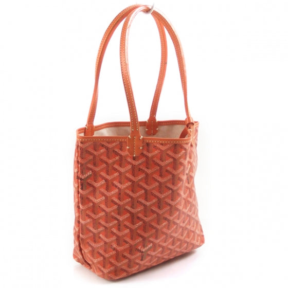 Goyard St. Louis Junior Jr PM Tote Orange 3 of 10
