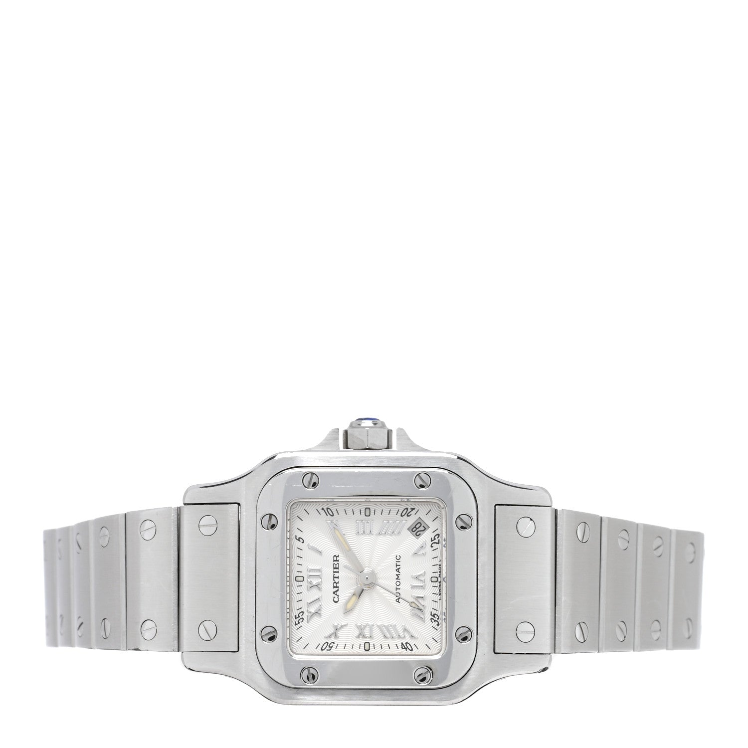 Cartier Stainless Steel 24mm Santos de Cartier Galbee Automatic Watch 1 of 4