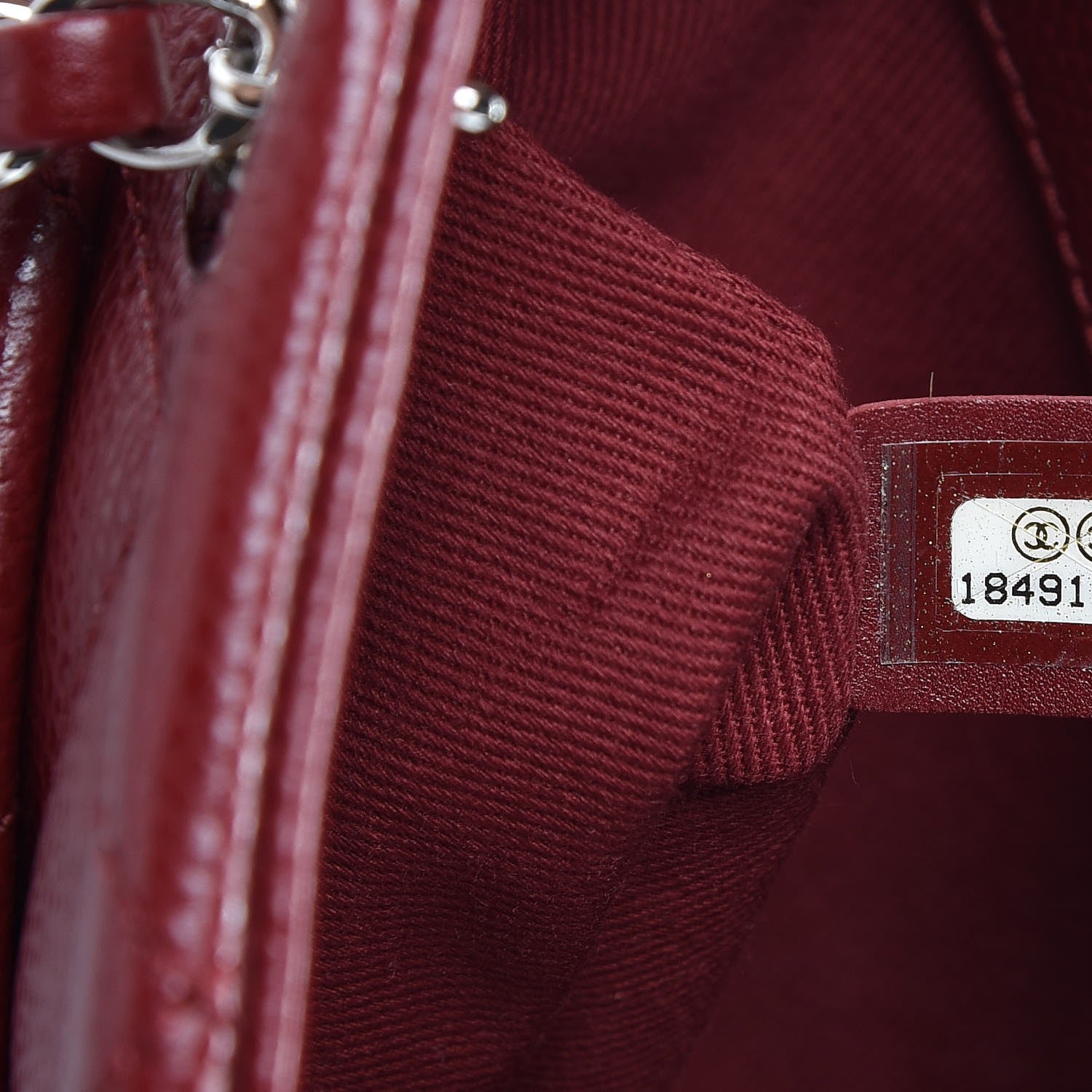 Chanel Soft Caviar Timeless Medium Shopping Tote Dark Red 7 of 8