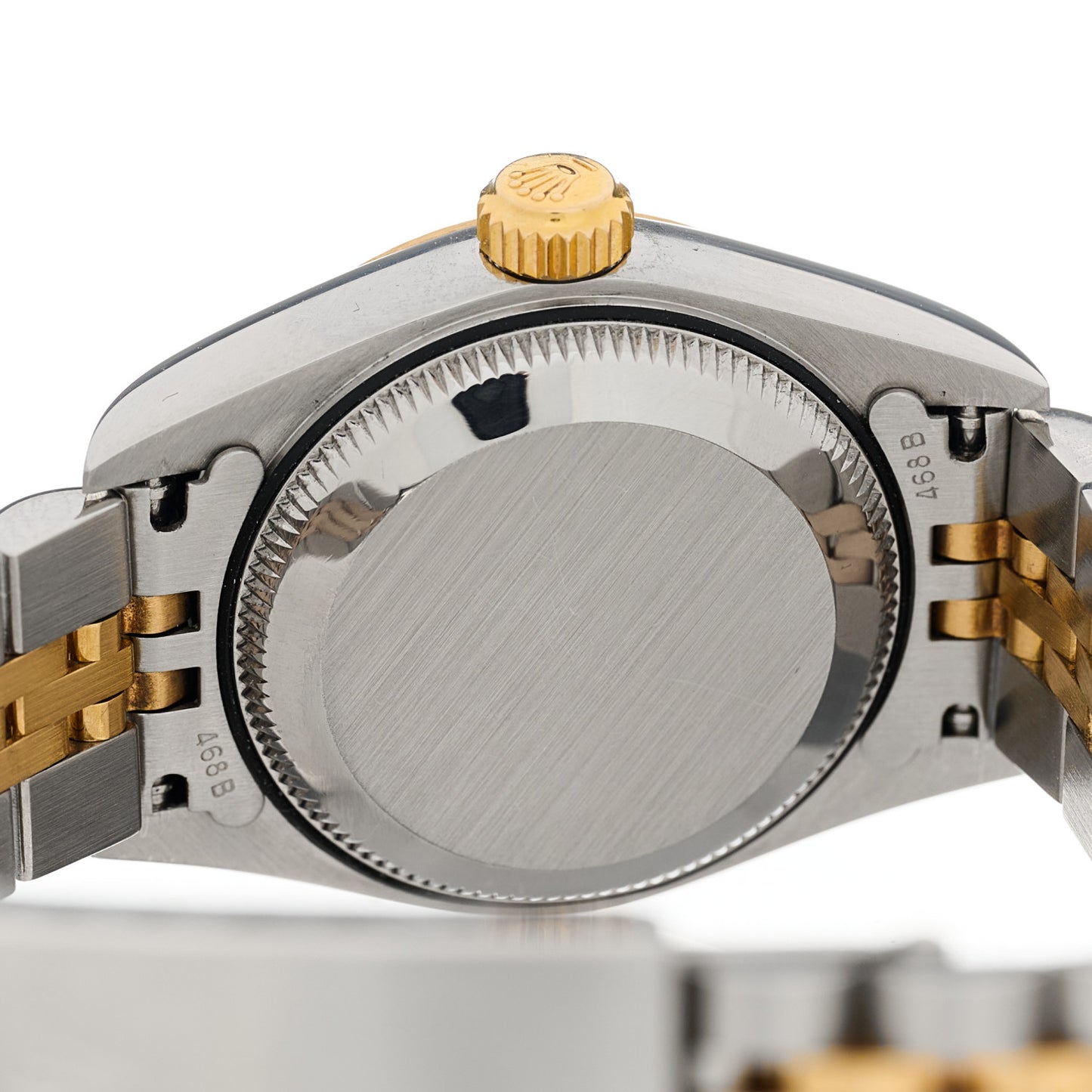 Stainless Steel 18K Yellow Gold Diamond 26mm Oyster Perpetual Datejust Watch Champagne 79173