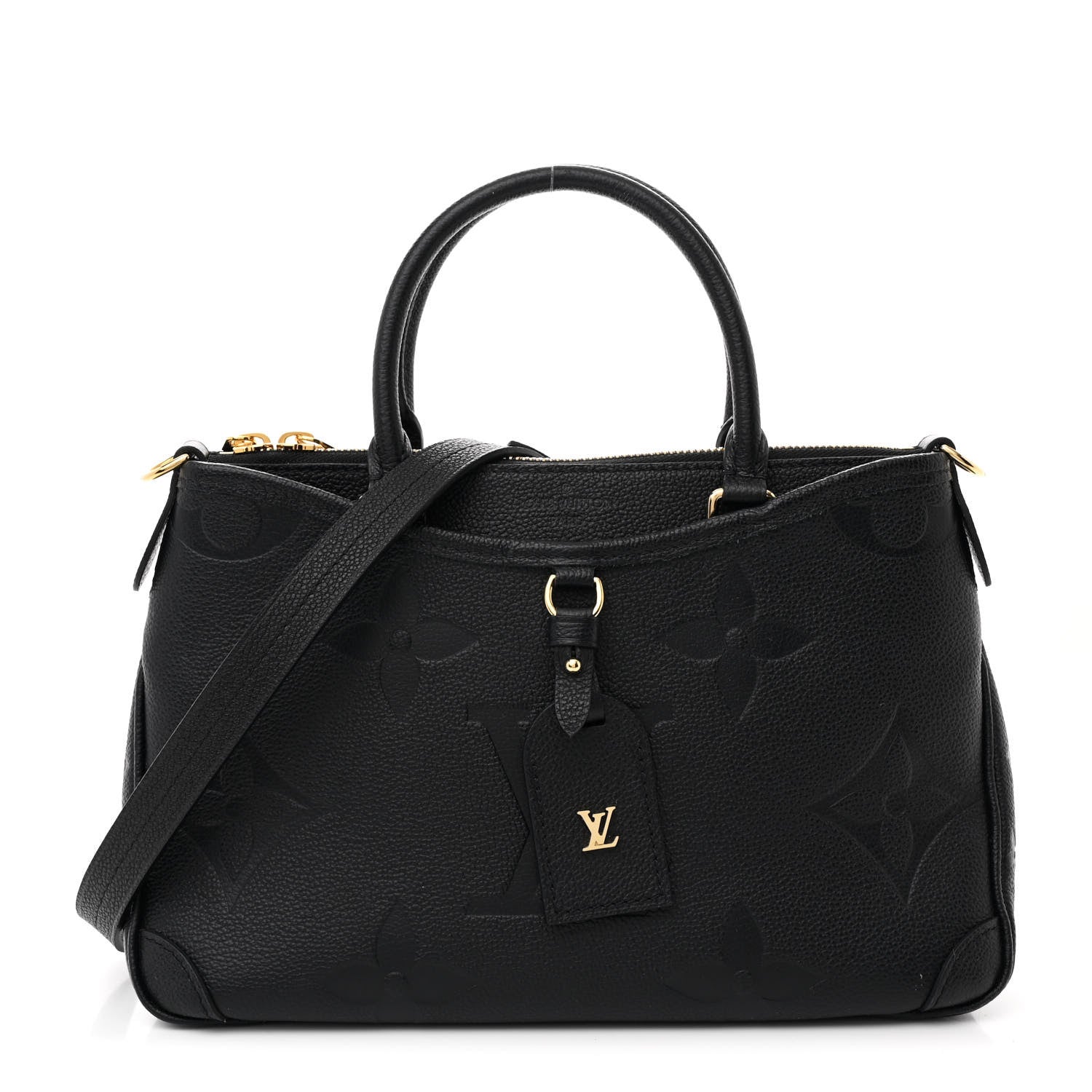 Louis Vuitton Empreinte Monogram Giant Trianon PM Black 1 of 9