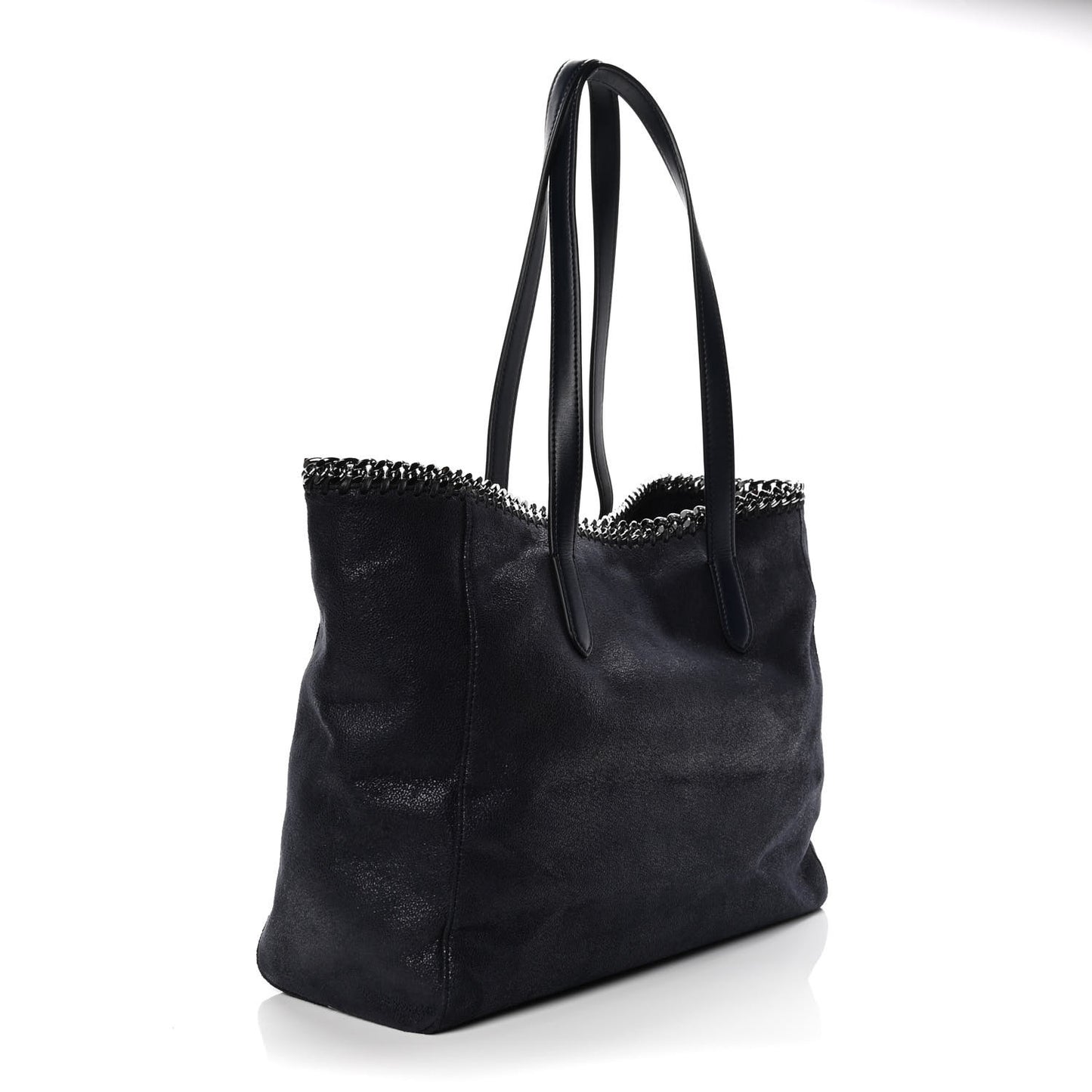 Shaggy Deer Falabella East West Shopper Tote Navy