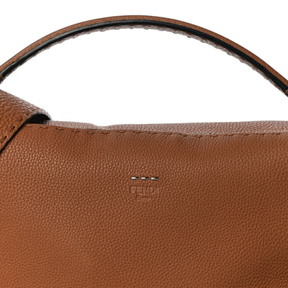 Fendi Cuoio Romano Selleria Lei Boston Tote Mou 9 of 11